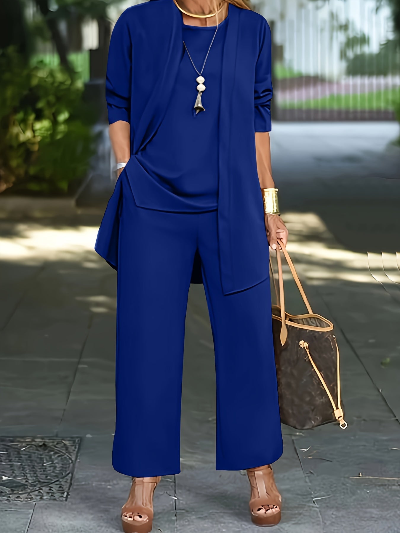 Isla - Refined 3-Piece Trouser Set