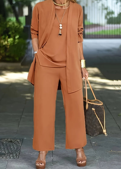Isla - Refined 3-Piece Trouser Set